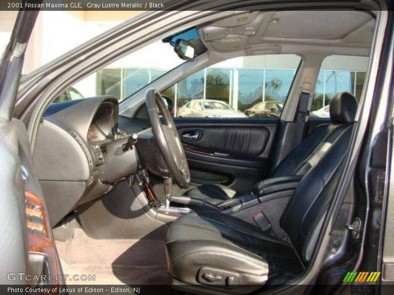 Gray Lustre Metallic / Black 2001 Nissan Maxima GLE
