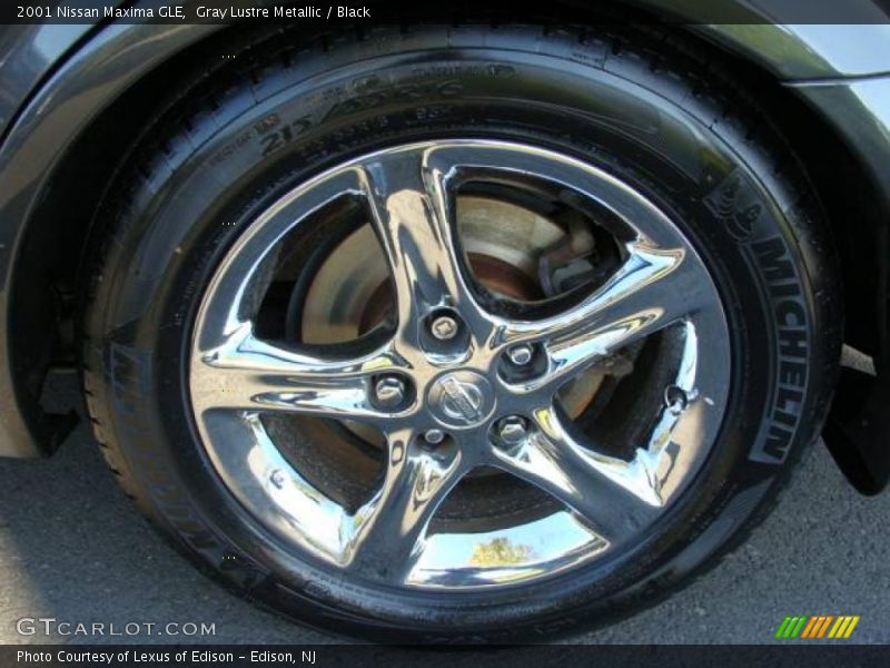 Gray Lustre Metallic / Black 2001 Nissan Maxima GLE