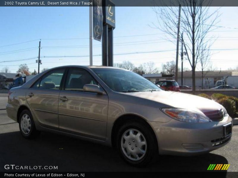 Desert Sand Mica / Taupe 2002 Toyota Camry LE