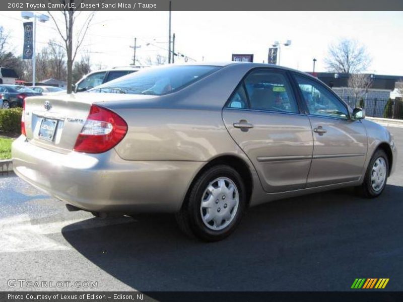 Desert Sand Mica / Taupe 2002 Toyota Camry LE