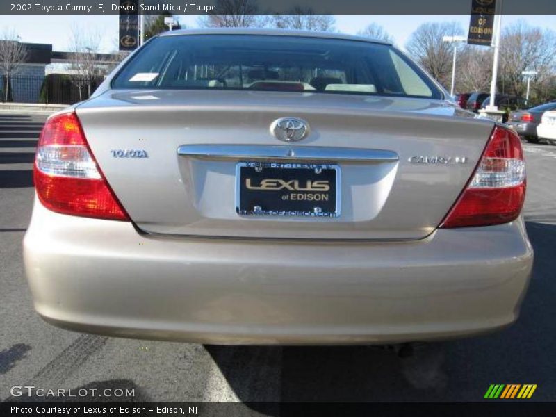 Desert Sand Mica / Taupe 2002 Toyota Camry LE