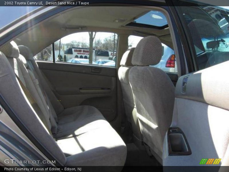 Desert Sand Mica / Taupe 2002 Toyota Camry LE