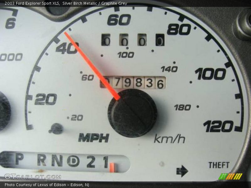 Silver Birch Metallic / Graphite Grey 2003 Ford Explorer Sport XLS