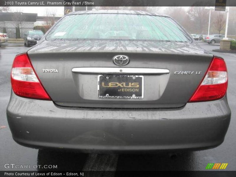 Phantom Gray Pearl / Stone 2003 Toyota Camry LE