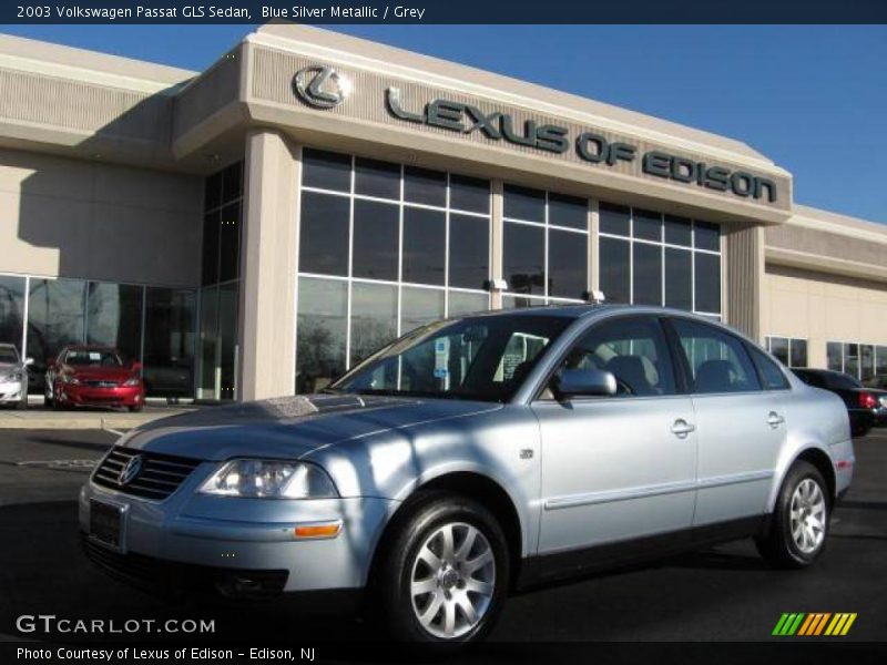 Blue Silver Metallic / Grey 2003 Volkswagen Passat GLS Sedan