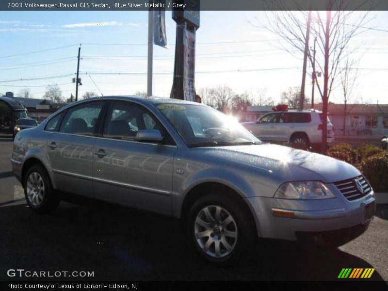 Blue Silver Metallic / Grey 2003 Volkswagen Passat GLS Sedan