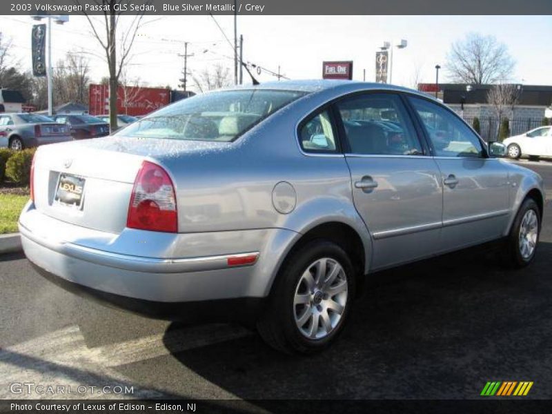 Blue Silver Metallic / Grey 2003 Volkswagen Passat GLS Sedan