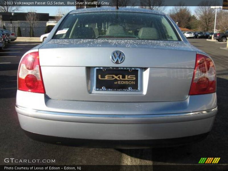 Blue Silver Metallic / Grey 2003 Volkswagen Passat GLS Sedan