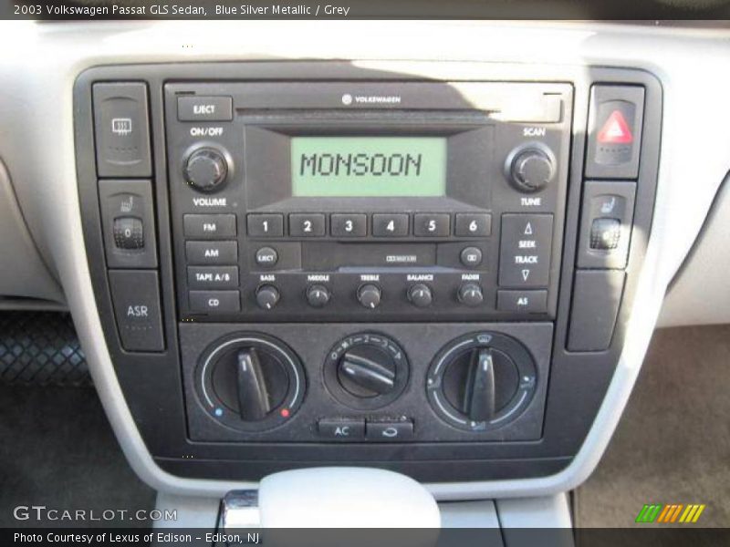 Blue Silver Metallic / Grey 2003 Volkswagen Passat GLS Sedan