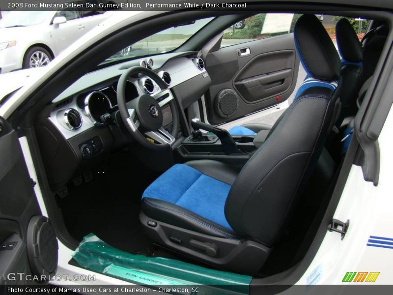 Performance White / Dark Charcoal 2008 Ford Mustang Saleen Dan Gurney Edition