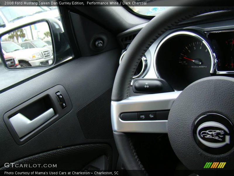 Performance White / Dark Charcoal 2008 Ford Mustang Saleen Dan Gurney Edition