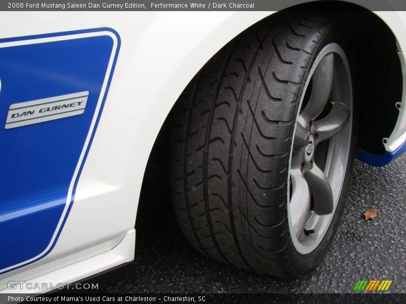 Performance White / Dark Charcoal 2008 Ford Mustang Saleen Dan Gurney Edition