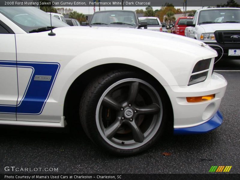 Performance White / Dark Charcoal 2008 Ford Mustang Saleen Dan Gurney Edition