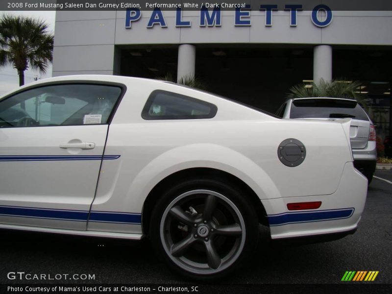 Performance White / Dark Charcoal 2008 Ford Mustang Saleen Dan Gurney Edition