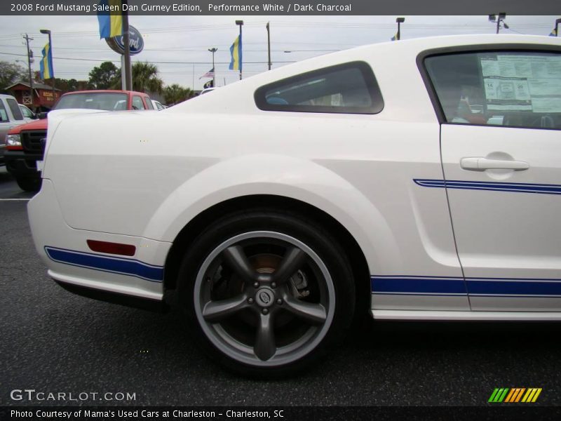 Performance White / Dark Charcoal 2008 Ford Mustang Saleen Dan Gurney Edition