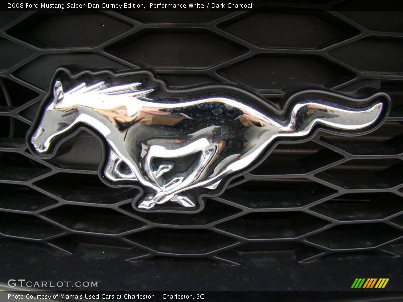 Performance White / Dark Charcoal 2008 Ford Mustang Saleen Dan Gurney Edition
