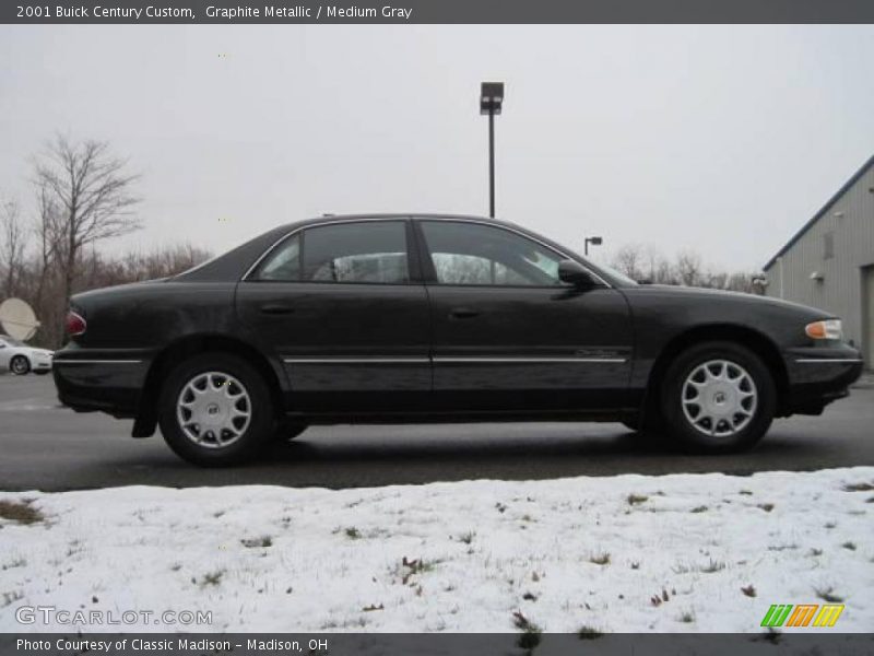 Graphite Metallic / Medium Gray 2001 Buick Century Custom