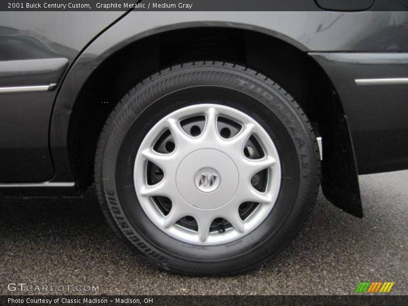 Graphite Metallic / Medium Gray 2001 Buick Century Custom