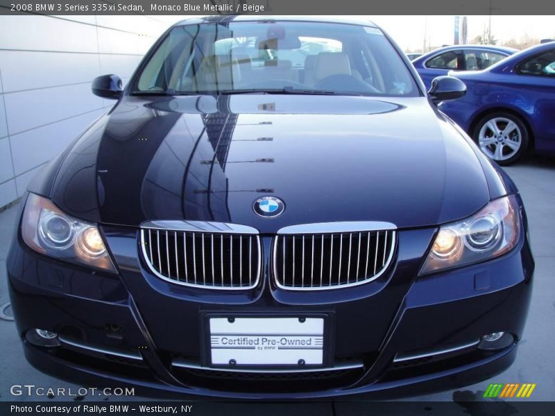 Monaco Blue Metallic / Beige 2008 BMW 3 Series 335xi Sedan