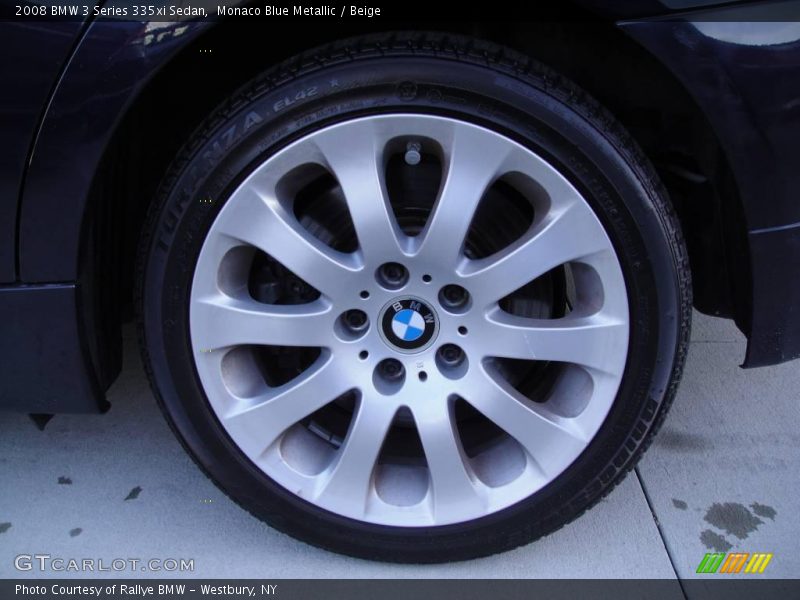 Monaco Blue Metallic / Beige 2008 BMW 3 Series 335xi Sedan