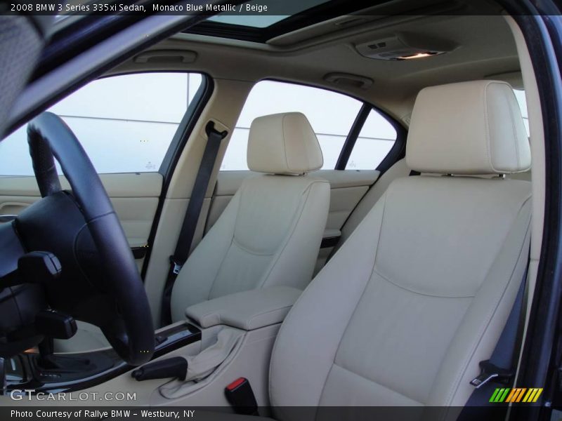 Monaco Blue Metallic / Beige 2008 BMW 3 Series 335xi Sedan