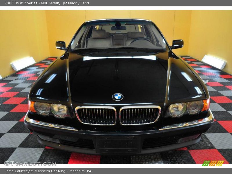 Jet Black / Sand 2000 BMW 7 Series 740iL Sedan