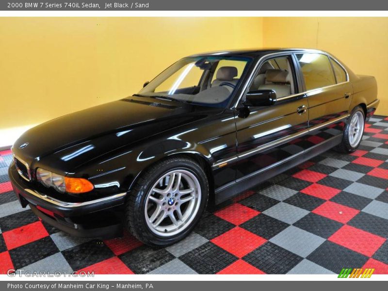 Jet Black / Sand 2000 BMW 7 Series 740iL Sedan