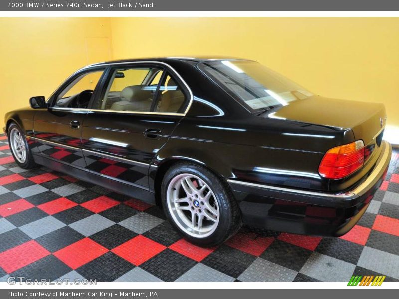Jet Black / Sand 2000 BMW 7 Series 740iL Sedan