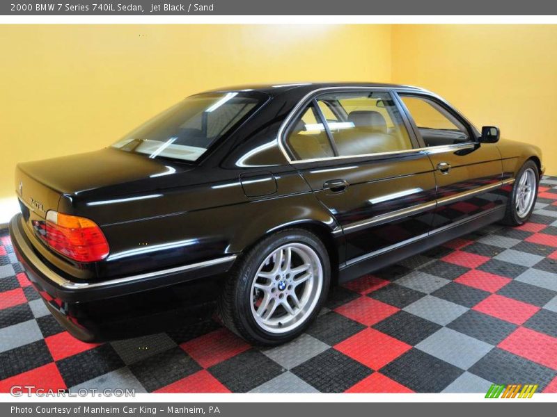 Jet Black / Sand 2000 BMW 7 Series 740iL Sedan