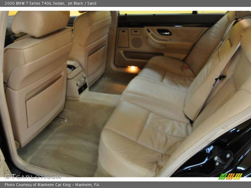 Jet Black / Sand 2000 BMW 7 Series 740iL Sedan