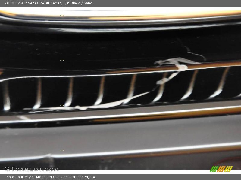 Jet Black / Sand 2000 BMW 7 Series 740iL Sedan