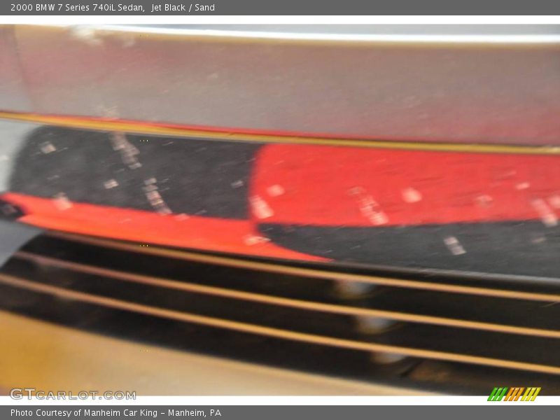 Jet Black / Sand 2000 BMW 7 Series 740iL Sedan