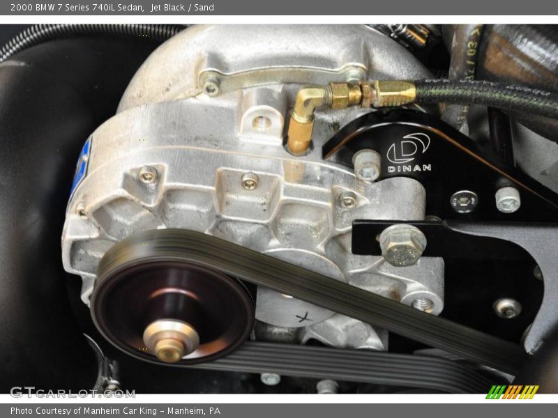 Jet Black / Sand 2000 BMW 7 Series 740iL Sedan