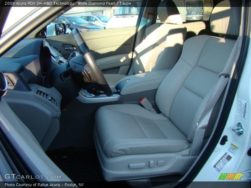 White Diamond Pearl / Taupe 2009 Acura RDX SH-AWD Technology