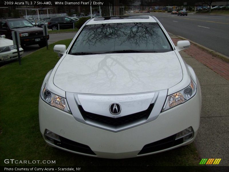 White Diamond Pearl / Ebony 2009 Acura TL 3.7 SH-AWD