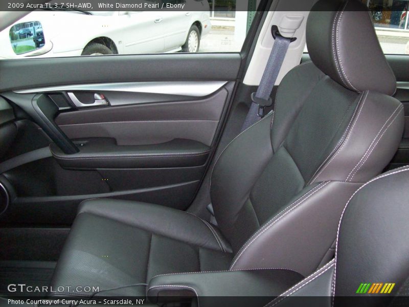 White Diamond Pearl / Ebony 2009 Acura TL 3.7 SH-AWD