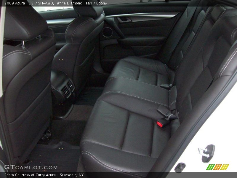 White Diamond Pearl / Ebony 2009 Acura TL 3.7 SH-AWD