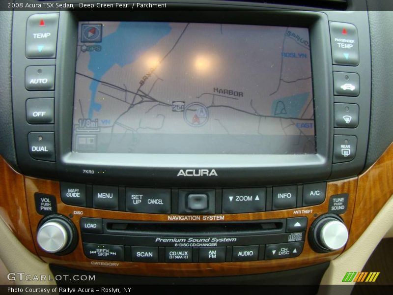 Deep Green Pearl / Parchment 2008 Acura TSX Sedan