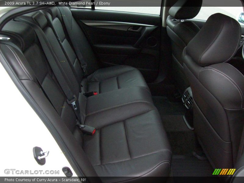 White Diamond Pearl / Ebony 2009 Acura TL 3.7 SH-AWD
