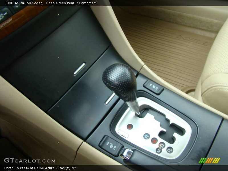 Deep Green Pearl / Parchment 2008 Acura TSX Sedan