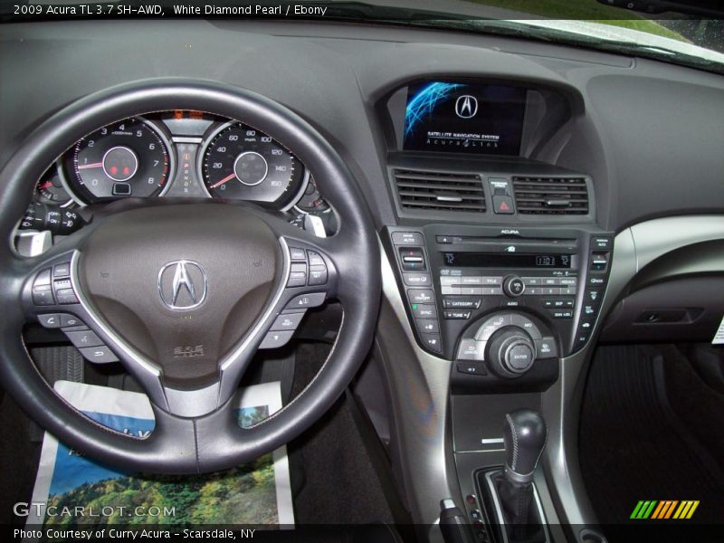 White Diamond Pearl / Ebony 2009 Acura TL 3.7 SH-AWD