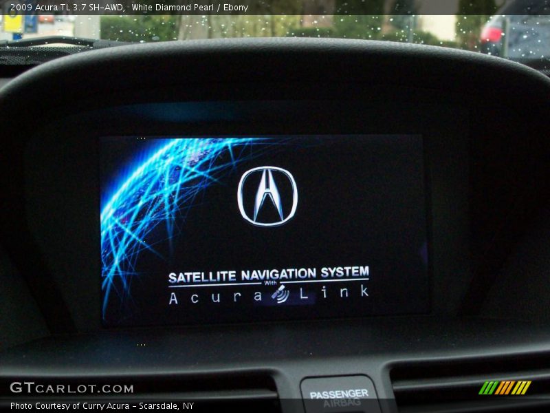 White Diamond Pearl / Ebony 2009 Acura TL 3.7 SH-AWD