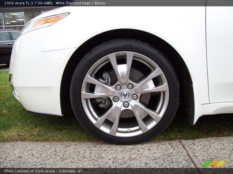 White Diamond Pearl / Ebony 2009 Acura TL 3.7 SH-AWD
