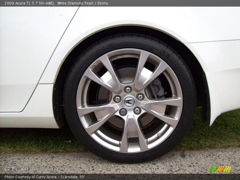 White Diamond Pearl / Ebony 2009 Acura TL 3.7 SH-AWD