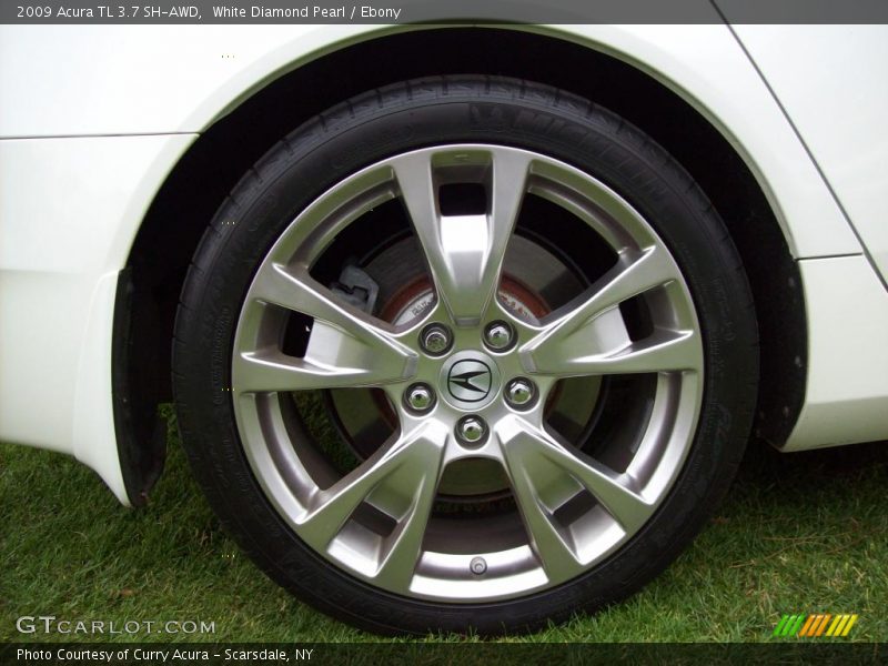 White Diamond Pearl / Ebony 2009 Acura TL 3.7 SH-AWD