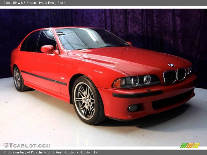 Imola Red / Black 2001 BMW M5 Sedan