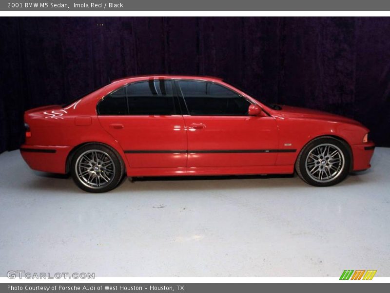 Imola Red / Black 2001 BMW M5 Sedan