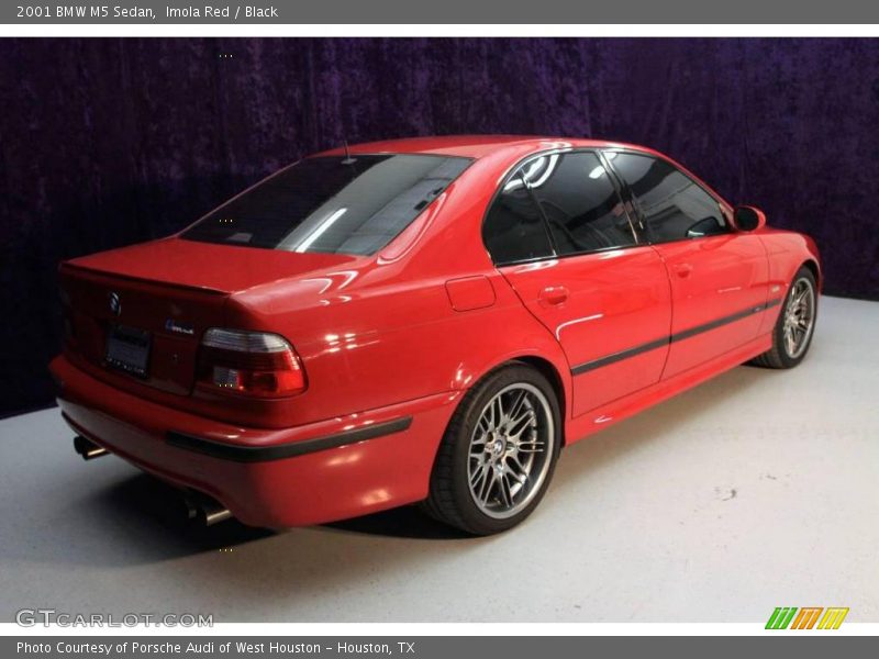 Imola Red / Black 2001 BMW M5 Sedan