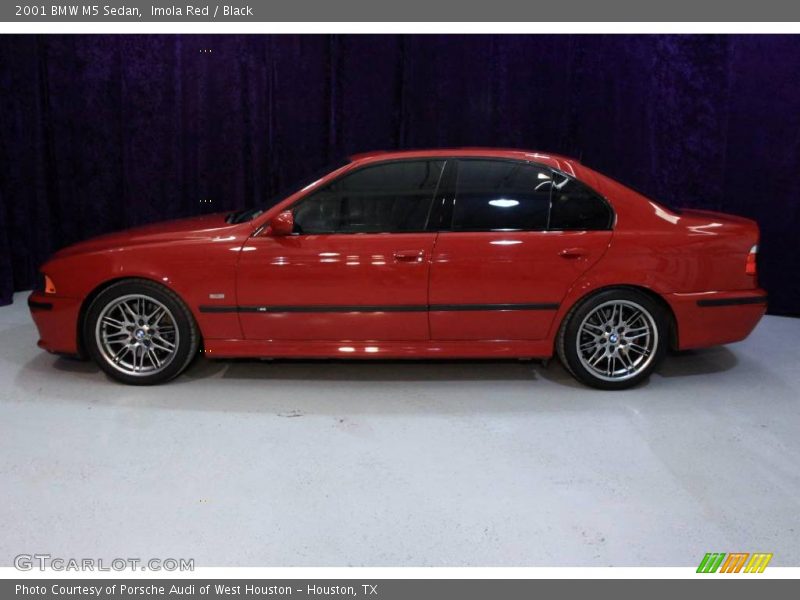 Imola Red / Black 2001 BMW M5 Sedan