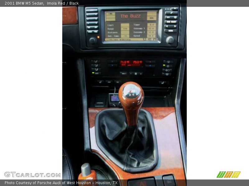 Imola Red / Black 2001 BMW M5 Sedan
